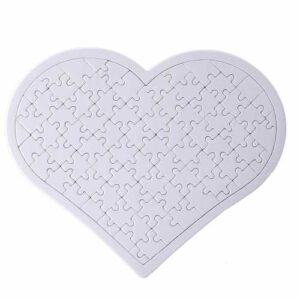 A4 Puzzle Baskılı (Kalpli)